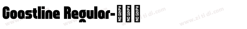 Coastline Regular字体转换